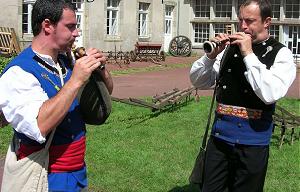 Eric et David à Pont-Croix, 2007