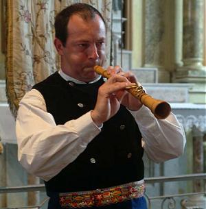 Solo de hautbois lors d'un mariage