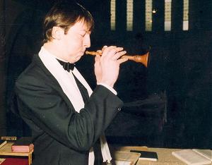 Bombarde et orgue dans une église, 1988